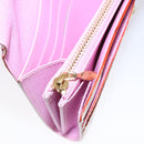 LOUIS VUITTON Multicolor Portefeuille Sarah Wallet White M60667 LV Auth 141338-22