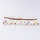 LOUIS VUITTON Multicolor Portefeuille Sarah Wallet White M60667 LV Auth 141338-6