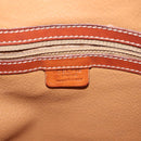 CELINE Macadam Canvas Shoulder Bag PVC Leather Brown Gold Auth 141339-21