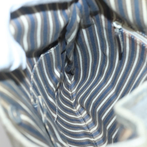 GUCCI GG Canvas Abbey Shoulder Bag Silver 169947 Auth 141344