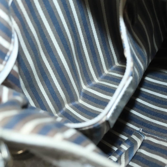 GUCCI GG Canvas Abbey Shoulder Bag Silver 169947 Auth 141344