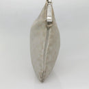 GUCCI GG Canvas Abbey Shoulder Bag Silver 169947 Auth 141344-3