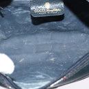 GUCCI GG Supreme Sherry Line Shoulder Bag PVC Navy Gold 001 4071 5 Auth 141349-10