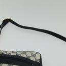 GUCCI GG Supreme Sherry Line Shoulder Bag PVC Navy Gold 001 4071 5 Auth 141349-8