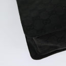 GUCCI GG Canvas Shoulder Bag Black Silver 120841 Auth 141350-15