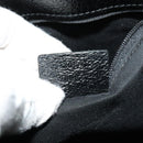 GUCCI GG Canvas Shoulder Bag Black Silver 120841 Auth 141350-12