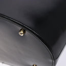GUCCI Shoulder Bag Enamel Black Gold 001 1448 1814 Auth 141355-10