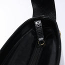 GUCCI Shoulder Bag Enamel Black Gold 001 1448 1814 Auth 141355-15