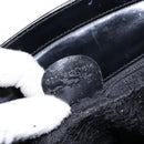 GUCCI Shoulder Bag Enamel Black Gold 001 1448 1814 Auth 141355-21