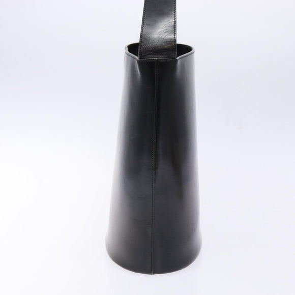 GUCCI Shoulder Bag Enamel Black Gold 001 1448 1814 Auth 141355