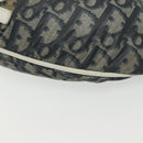 Christian Dior Trotter Canvas Waist bag Nylon Navy Silver Auth 141356-11
