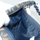 Christian Dior Trotter Canvas Waist bag Nylon Navy Silver Auth 141356A-20