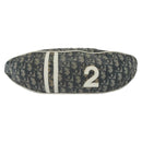 Christian Dior Trotter Canvas Waist bag Nylon Navy Silver Auth 141356-2