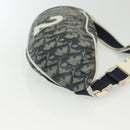 Christian Dior Trotter Canvas Waist bag Nylon Navy Silver Auth 141356-4