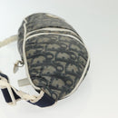 Christian Dior Trotter Canvas Waist bag Nylon Navy Silver Auth 141356A-4