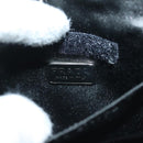 PRADA Hand Bag Canvas Black Auth 141361-10