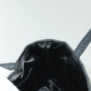 PRADA Hand Bag Canvas Black Auth 141361-17