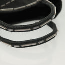 PRADA Hand Bag Canvas Black Auth 141361-7