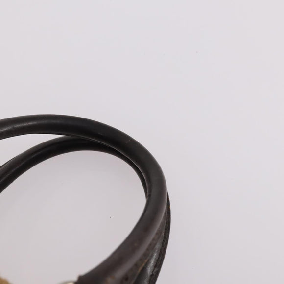 Christian Dior Trotter Canvas Boston Bag Brown Gold Auth 141365