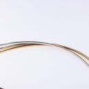 CARTIER Trinity Hand Bag Leather Bordeaux Gold Silver Auth 141366-8