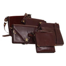 CARTIER Must Line Bag Leather Suede 5Set Bordeaux Auth 141369-1