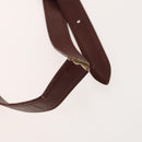 CARTIER Must Line Bag Leather Suede 5Set Bordeaux Auth 141369-16