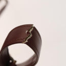 CARTIER Must Line Bag Leather Suede 5Set Bordeaux Auth 141369-22