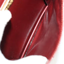 CARTIER Must Line Bag Leather Suede 5Set Bordeaux Auth 141369-24