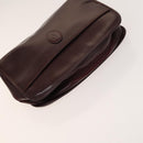 CARTIER Must Line Bag Leather 4Set Bordeaux Auth 141370-10