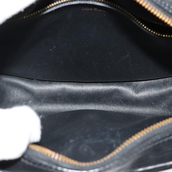 LOUIS VUITTON Epi Jeune Fille MM Shoulder Bag Black M52152 LV Auth 141387