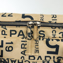 CHANEL Bysy line Tote Bag Canvas White CC Auth 141391-17