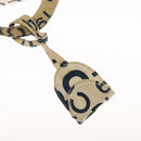 CHANEL Bysy line Tote Bag Canvas White CC Auth 141391-18