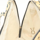 CHANEL Bysy line Tote Bag Canvas White CC Auth 141391-20