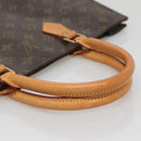 LOUIS VUITTON Monogram Sac Plat Hand Bag M51140 LV Auth 141393-7