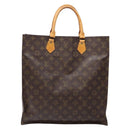 LOUIS VUITTON Monogram Sac Plat Hand Bag M51140 LV Auth 141396-13