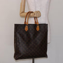 LOUIS VUITTON Monogram Sac Plat Hand Bag M51140 LV Auth 141396-20