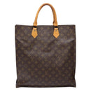 LOUIS VUITTON Monogram Sac Plat Hand Bag M51140 LV Auth 141396-2