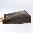 LOUIS VUITTON Monogram Sac Plat Hand Bag M51140 LV Auth 141396-4