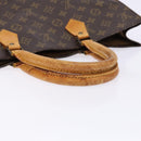 LOUIS VUITTON Monogram Sac Plat Hand Bag M51140 LV Auth 141396-7