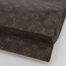 LOUIS VUITTON Monogram Sac Plat Hand Bag M51140 LV Auth 141397-9