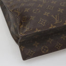 LOUIS VUITTON Monogram Sac Plat Hand Bag M51140 LV Auth 141397-16