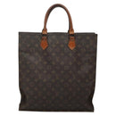 LOUIS VUITTON Monogram Sac Plat Hand Bag M51140 LV Auth 141397-2
