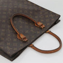 LOUIS VUITTON Monogram Sac Plat Hand Bag M51140 LV Auth 141397-6