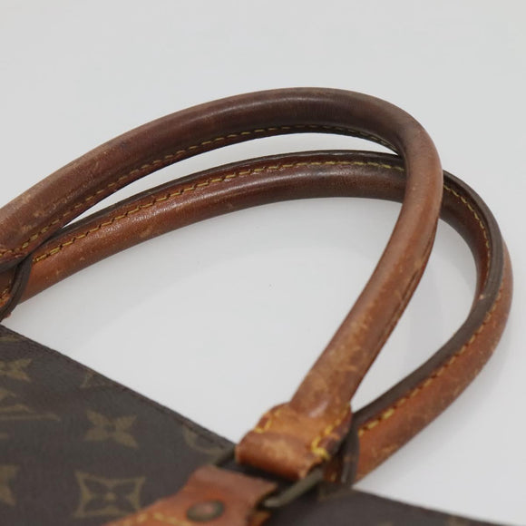 LOUIS VUITTON Monogram Sac Plat Hand Bag M51140 LV Auth 141397