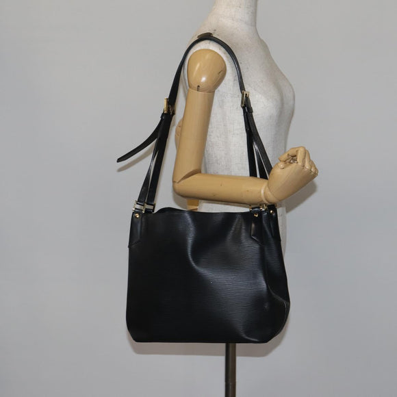 LOUIS VUITTON Epi Mandala MM Shoulder Bag Black M58892 LV Auth 141400