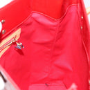 LOUIS VUITTON Monogram Vernis Reade MM Hand Bag Red Rouge M91086 LV Auth 141401-19