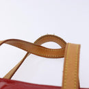 LOUIS VUITTON Monogram Vernis Reade MM Hand Bag Red Rouge M91086 LV Auth 141401-8