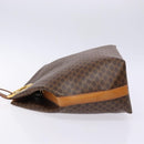 CELINE Macadam Canvas Shoulder Bag PVC Leather Brown Gold Auth 141402-5