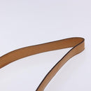 CELINE Macadam Canvas Shoulder Bag PVC Leather Brown Gold Auth 141402-8