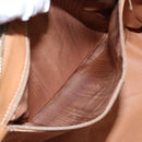 CELINE Macadam Canvas Hand Bag PVC Leather Brown Gold Auth 141403-22